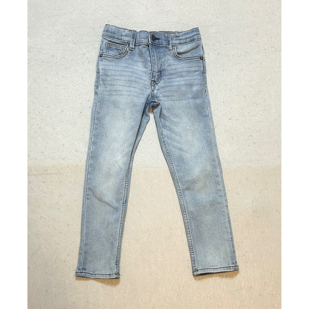 OshKosh Bgosh Boys Skinny Jeans Light Wash Denim Size 6R 6A